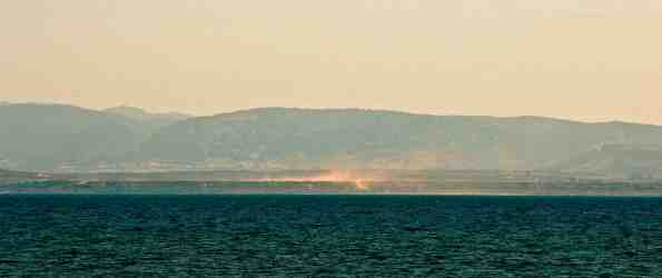 bacino c.d. fanghi rossi, visto da Carloforte