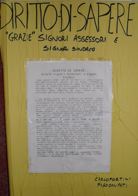 Carloforte, manifesto