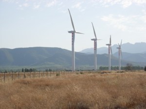 Assemini, Macchiareddu, centrale eolica