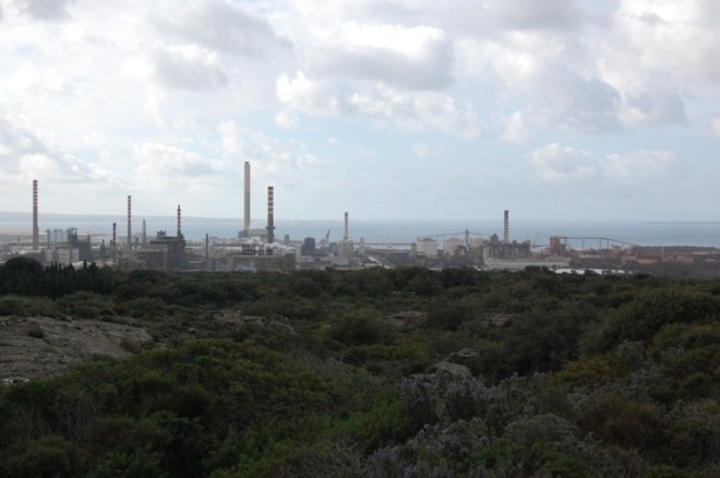 Portoscuso, zona industriale di Portovesme