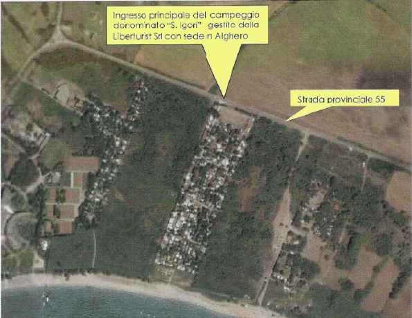 Alghero, Porto Conte, campeggio S. Igori