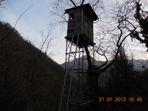 Arsiero, Via Maso, altana di caccia