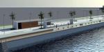 Cagliari, rendering progettuale lungomare S.&nbsp;Elia