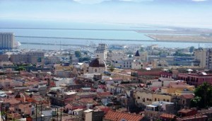 Cagliari, panorama dal Bastione di S. Croce