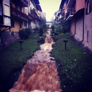 Toscana, corsi d'acqua ingrossati dalle piogge