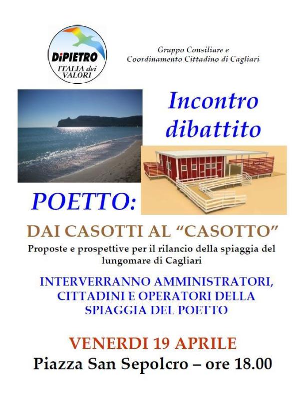 Poetto: dai casotti al casotto