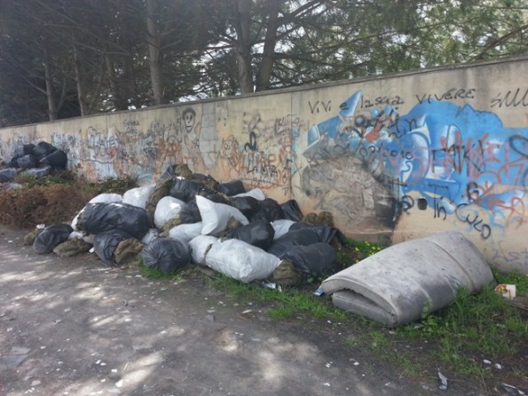 Quartu S. Elena, Velodromo, discarica abusiva