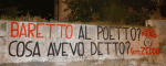 Cagliari, striscione Casa Pound