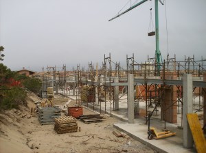 Badesi, cantiere edilizio in area dunale (maggio 2013)