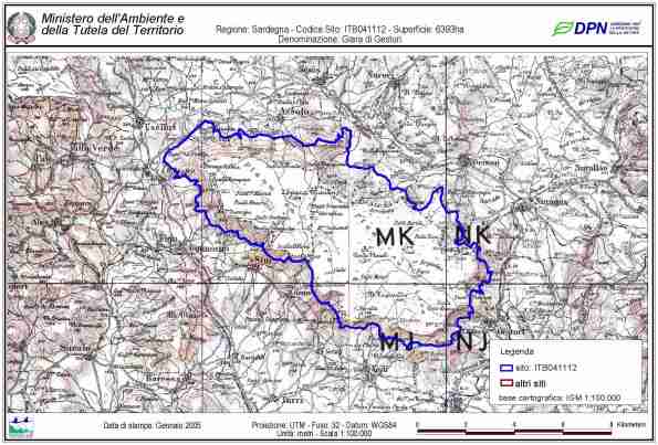 Sito di importanza comunitaria "Giara" (codice ITB041112)