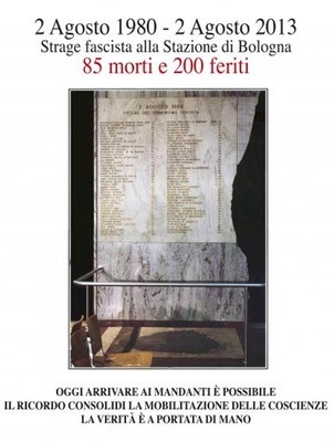 Strage di Bologna manifesto 2013