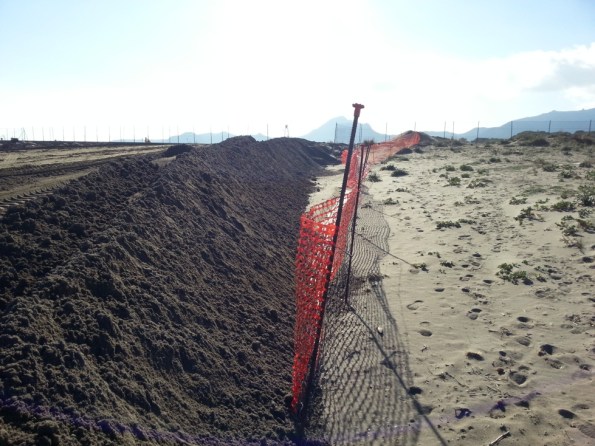Muravera, spiaggia di Colostrai, lavori in corso