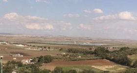 Banzi, panoramica del sito interessato dalla centrale solare termodinamica