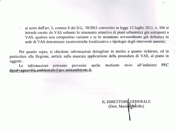 nota Min. Ambiente - Direzione generale valutazioni ambientali n. 2683 del 4 febbraio 2014