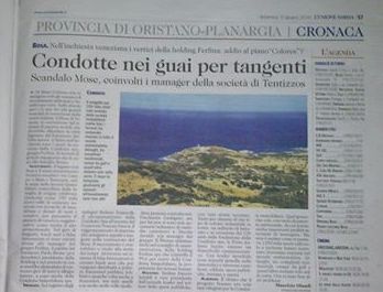 L'Unione Sarda, 15 giugno 2014