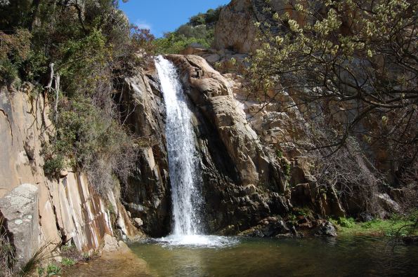 Sette Fratelli, Is Concias, cascata