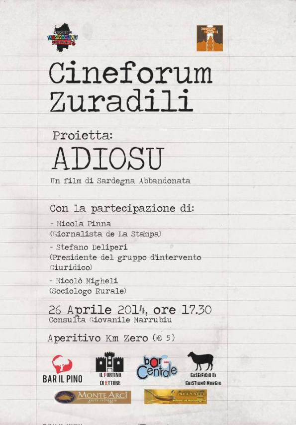 Marrubiu, locandina dibattito 26 aprile 2014