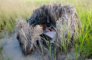 Venezia, capanno di caccia nella Laguna Veneta