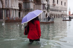 Venezia, acqua alta, 1 novembre 2012