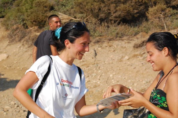 attività di sensibilizzazione per la salvaguardia delle coste