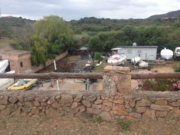 Olbia, Porto Spurlatta, sbarramento del Rio Pinu