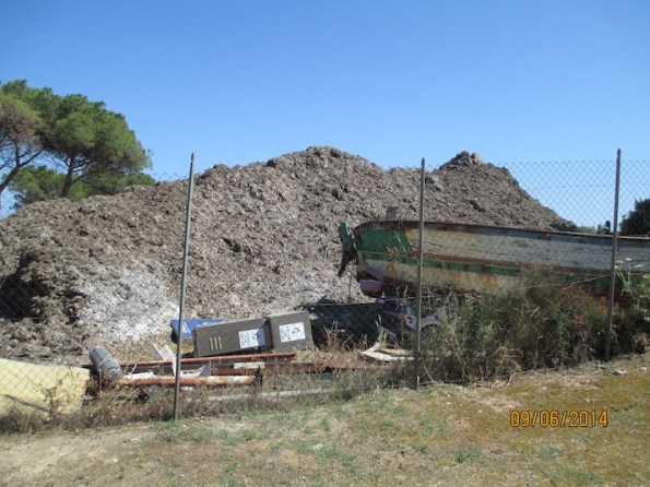 Pula, Cala Verde, discarica