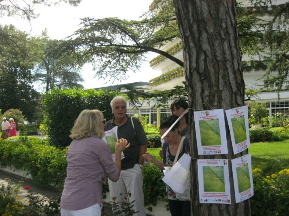 Abano Terme, manifestazione per il verde pubblico (30 agosto 2014)