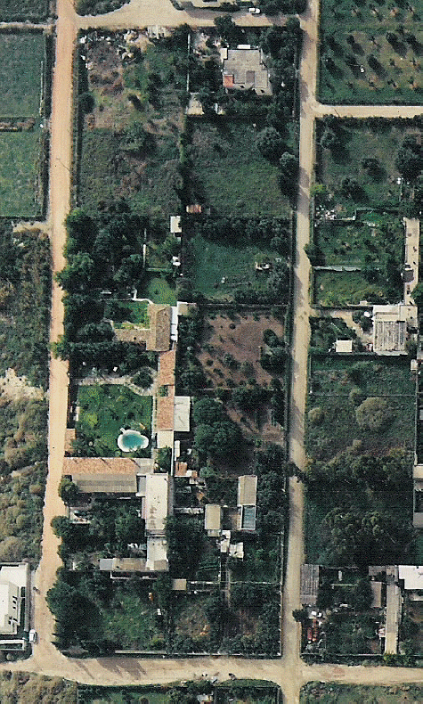 Cagliari - Quartu S. Elena, Medau su Cramu e Is Arenas, veduta aerea piscina abusiva