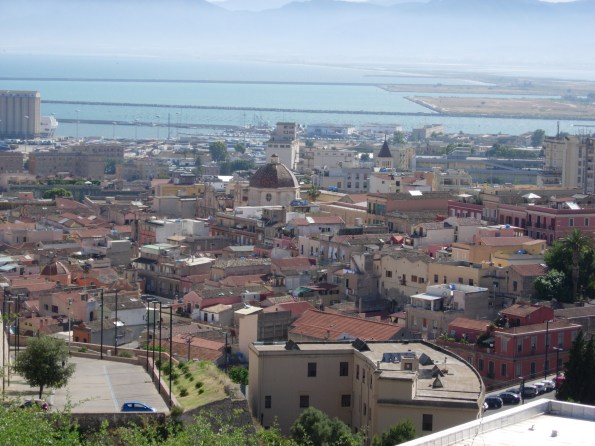 Panorama Cagliari da Viale Buoncammino