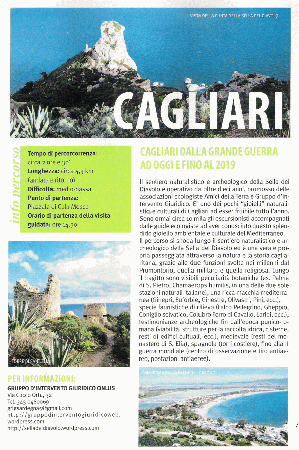 Sella del Diavolo, locandina Trekking urbano 2014