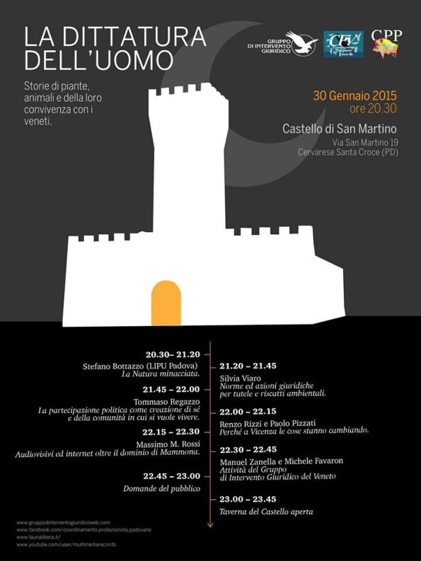 manifesto "La Dittatura dell'Uomo"