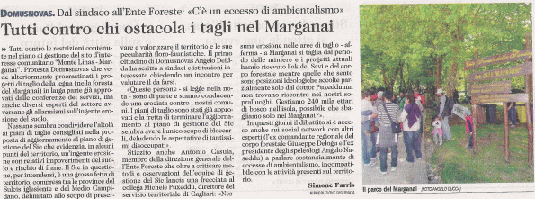 L'Unione Sarda, 28 febbraio 2015