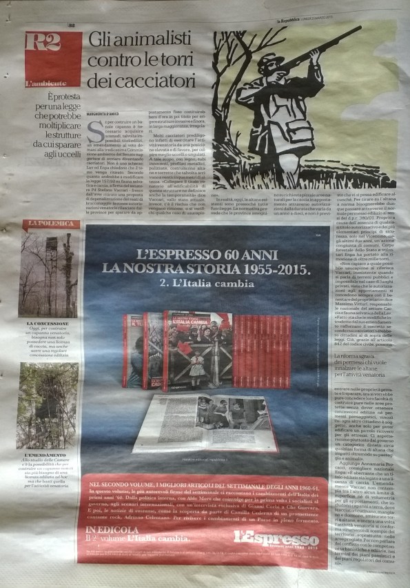 La Repubblica, 23 marzo 2015