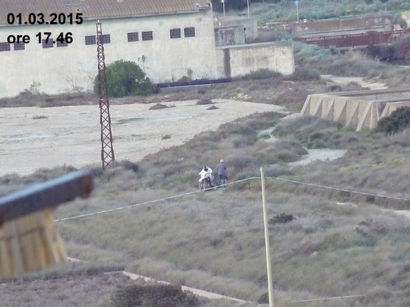 parco naturale regionale "Molentargius - Saline", motocross (1 marzo 2015)