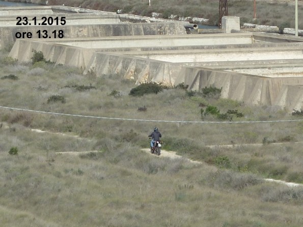 parco naturale regionale "Molentargius - Saline", motocross (23 gennaio 2015)