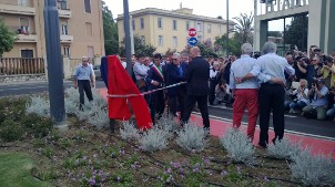 Cagliari, inaugurazione Viale Campioni d'Italia 1969-1970 (13 giugno 2015)
