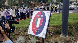 Cagliari, inaugurazione Viale Campioni d'Italia 1969-1970 (13 giugno 2015)