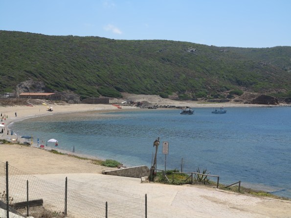 Arbus, spiaggia di Flumentorgiu, lavori (22 luglio 2015)