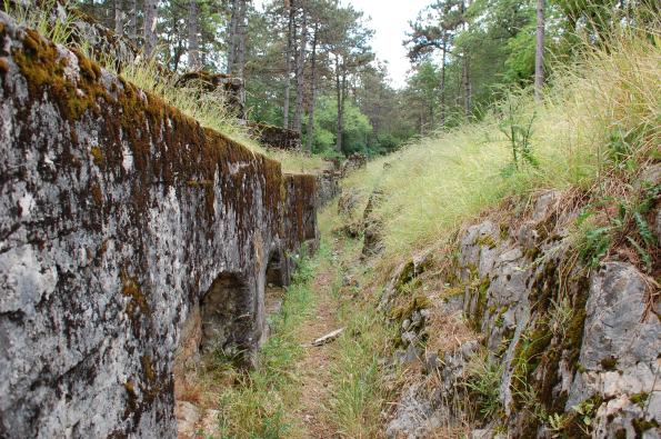 Monfalcone, Quota 85, in trincea