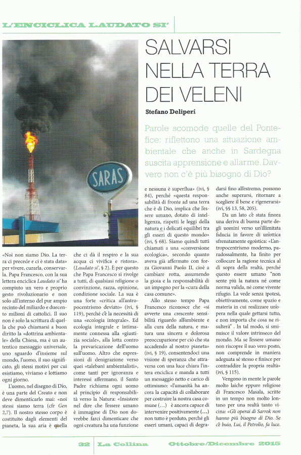 La Collina, Salvarsi nella Terra dei Veleni, pagina 1