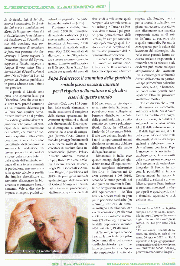 La Collina, Salvarsi nella Terra dei Veleni, pagina 2