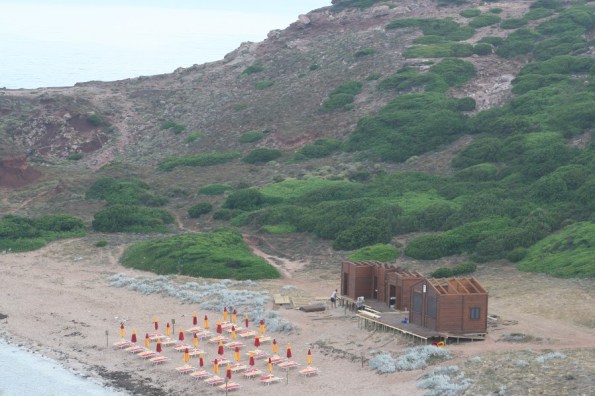 Alghero, Il Porticciolo, chiosco e servizi balneari (luglio 2015)