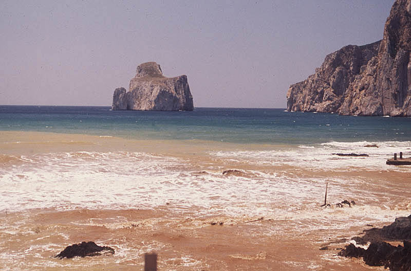 Masua, scarico di fanghi tossici in mare (1978)