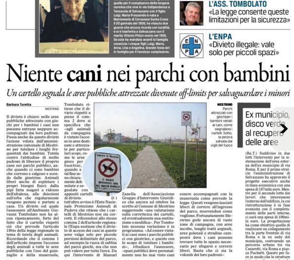 Il Gazzettino, 21 gennaio 2016