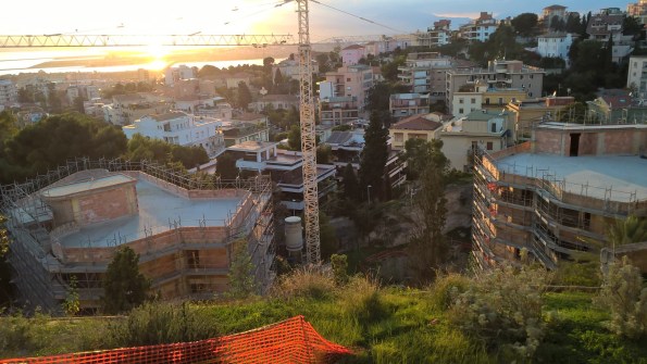 Cagliari, cantieri edilizi nel centro storico 