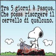 Snoopy e la Pasqua di speranza