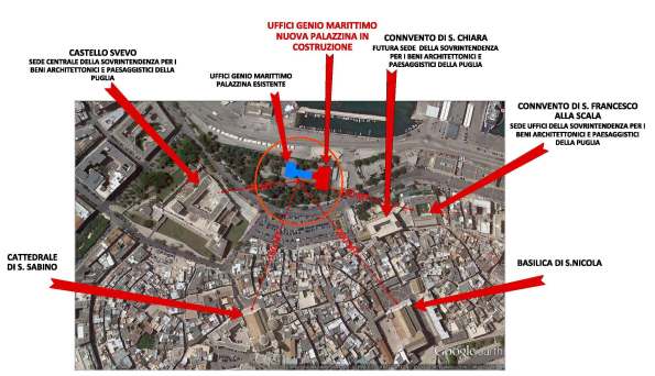 planimetria insieme con evidenza in rosso