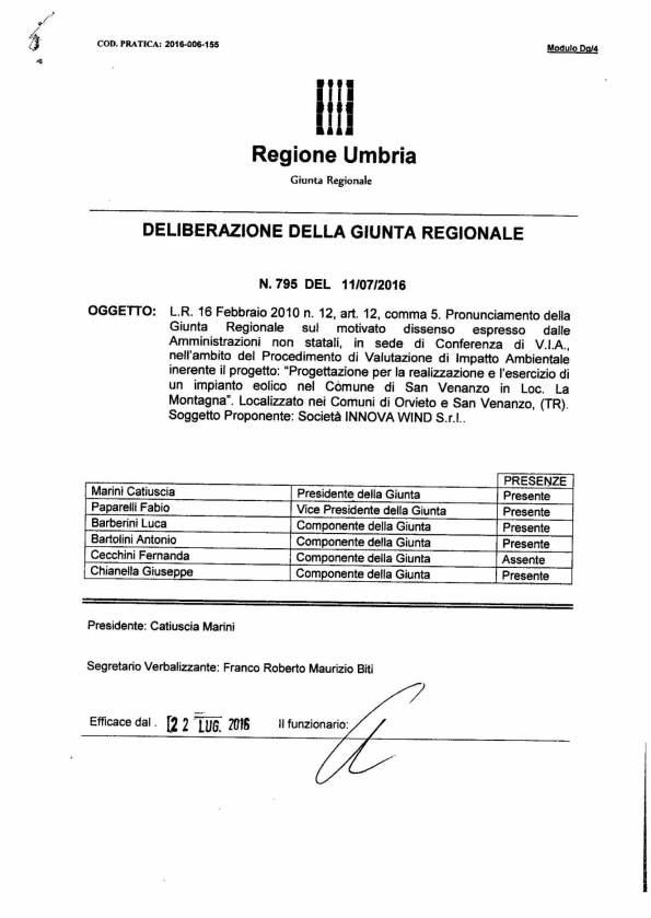 DGR 795 del 11-07-16 pg.1