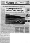 La Nuova Sardegna, 24 agosto&nbsp;2016