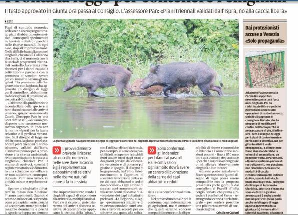 Il Mattino di Padova, 23 ottobre 2016